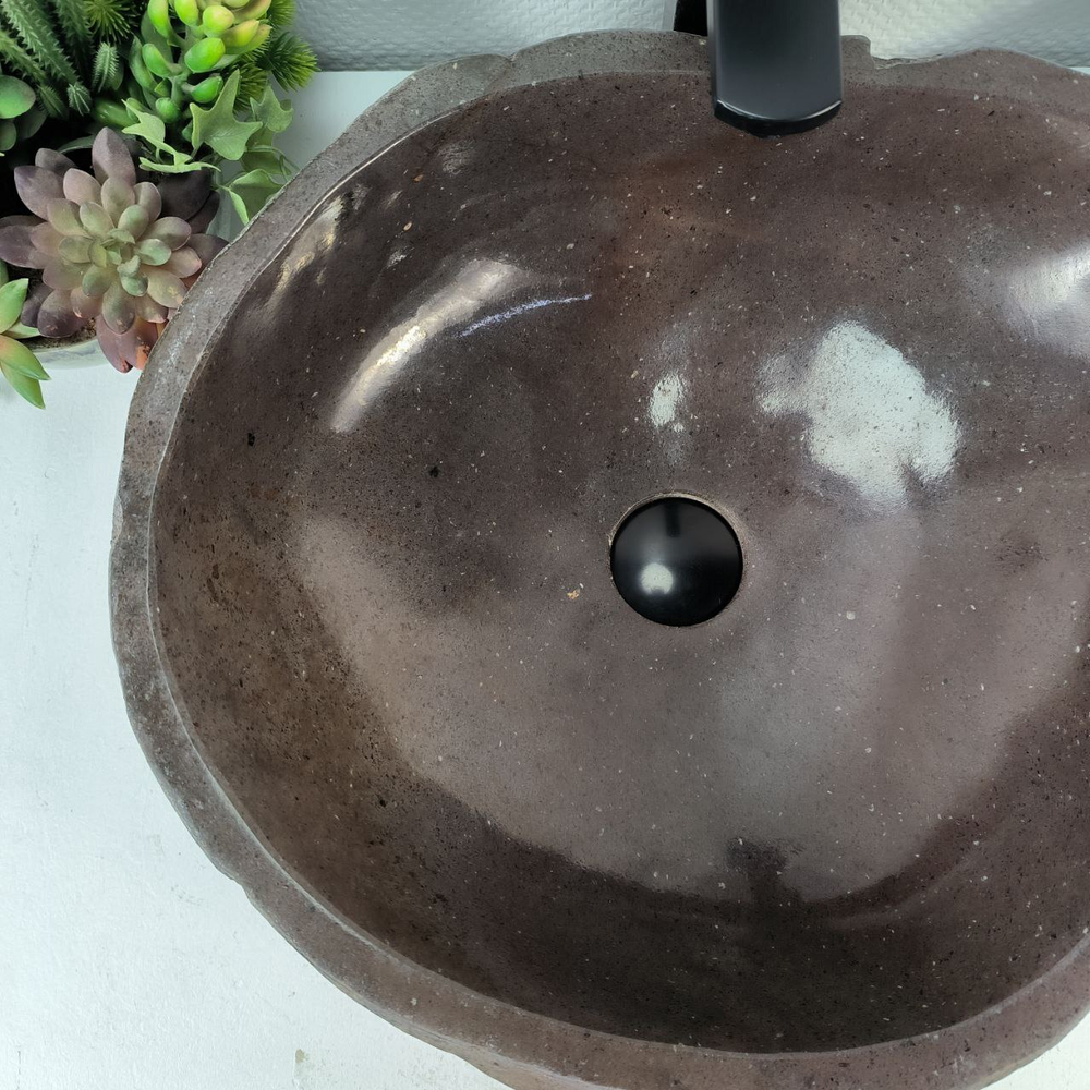 Раковина из речного камня RS-65291 48*45*15 0857