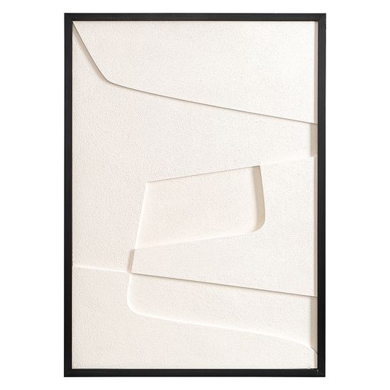 Панно декоративное с эффектом 3d minimalism, с черной рамой, 50х70 см