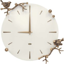 Часы настенные Терра Колор Белый опал Амбер