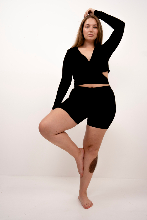 Короткие велосипедки 