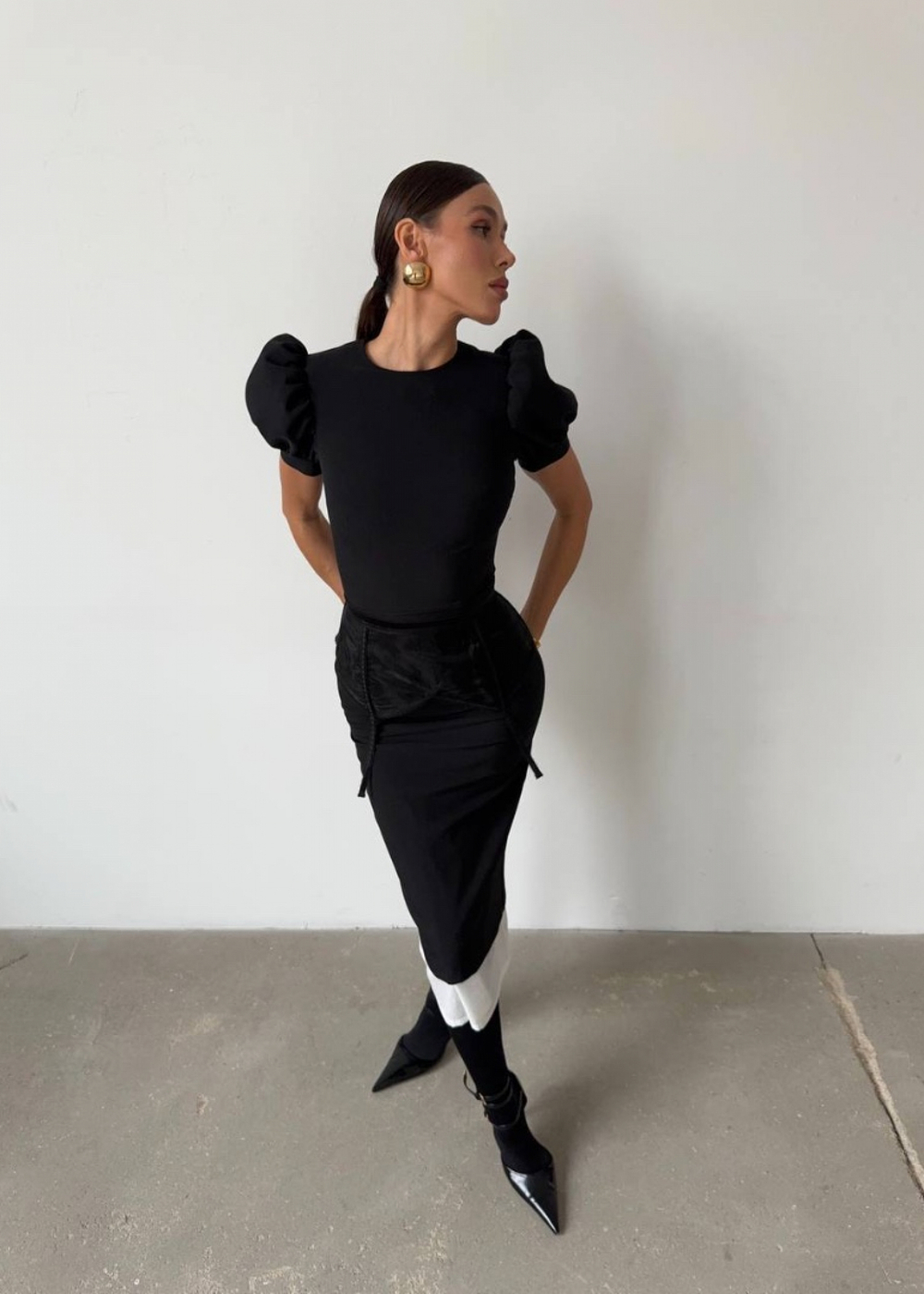 Платье Леди, Черный