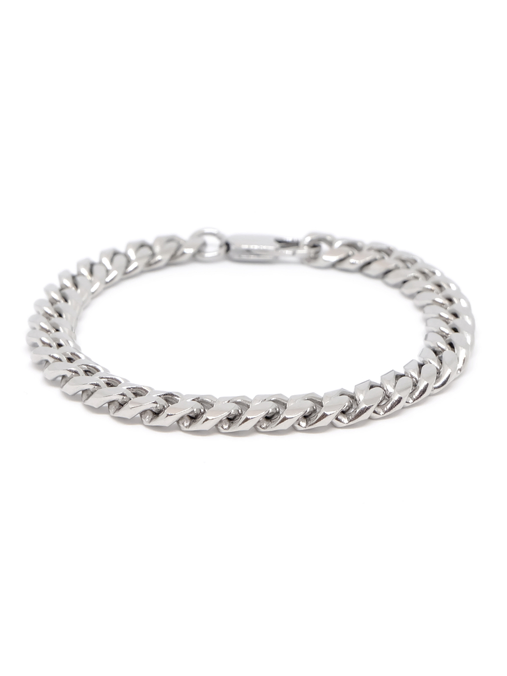 Мужской браслет из стали, панцирное плетение