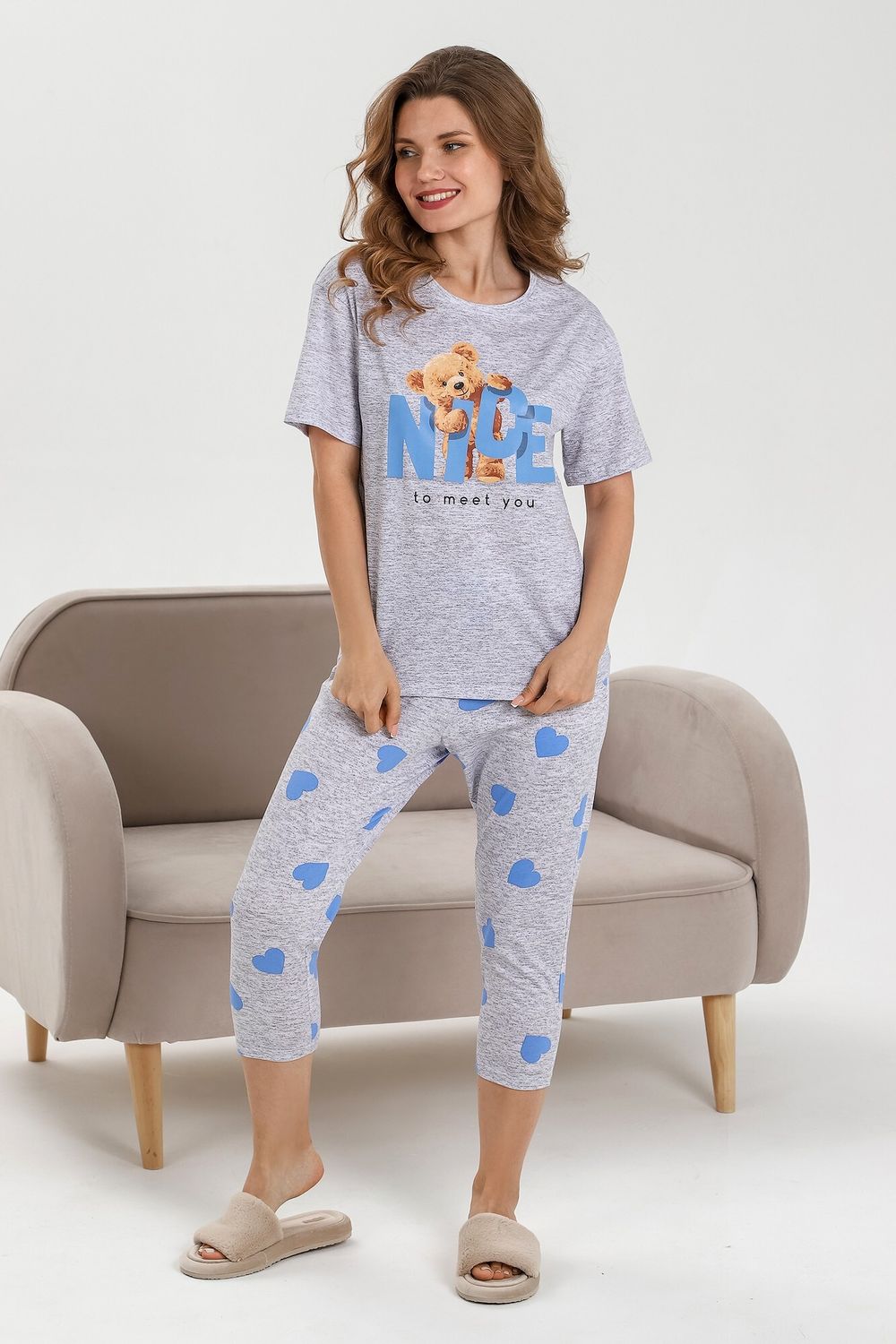 Пижама Любимка-2 Виотекс ГОЛУБОЙ