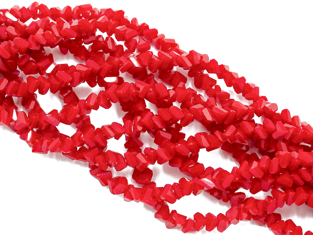 Нить бусин для украшений 4мм (ювелирное стекло)