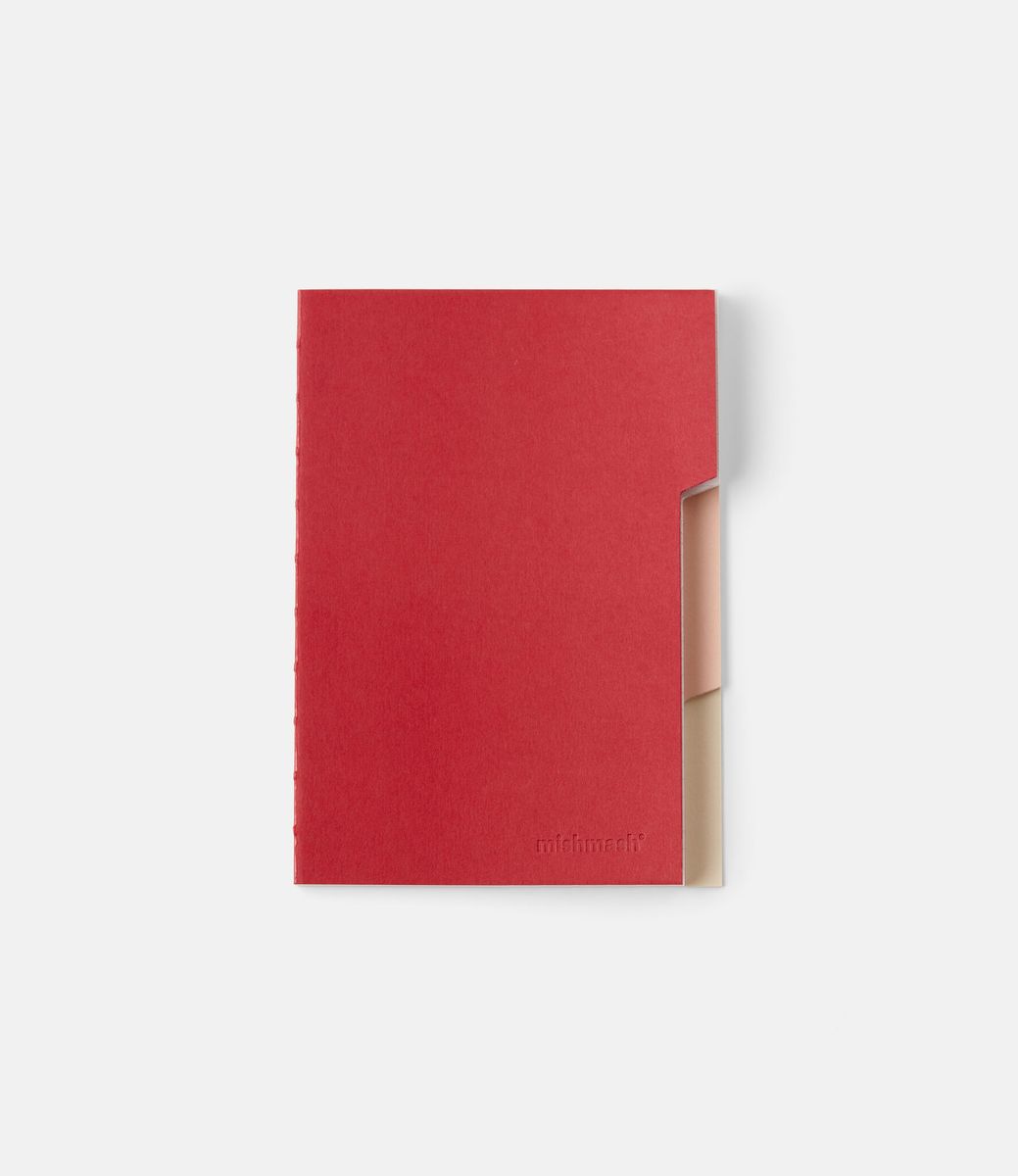 Mishmash The Notebook Scarlet — блокнот с разделителями
