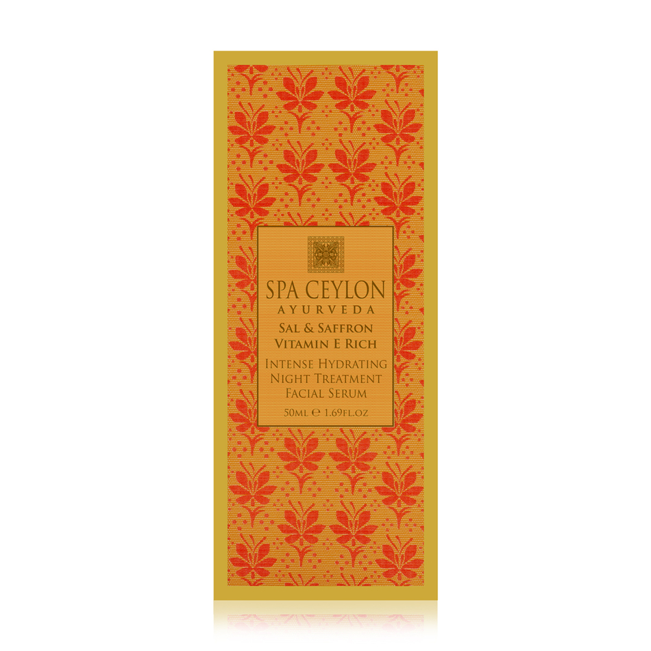 Интенсивная увлажняющая ночная сыворотка для лица "ШОРЕЯ И ШАФРАН" (50мл)