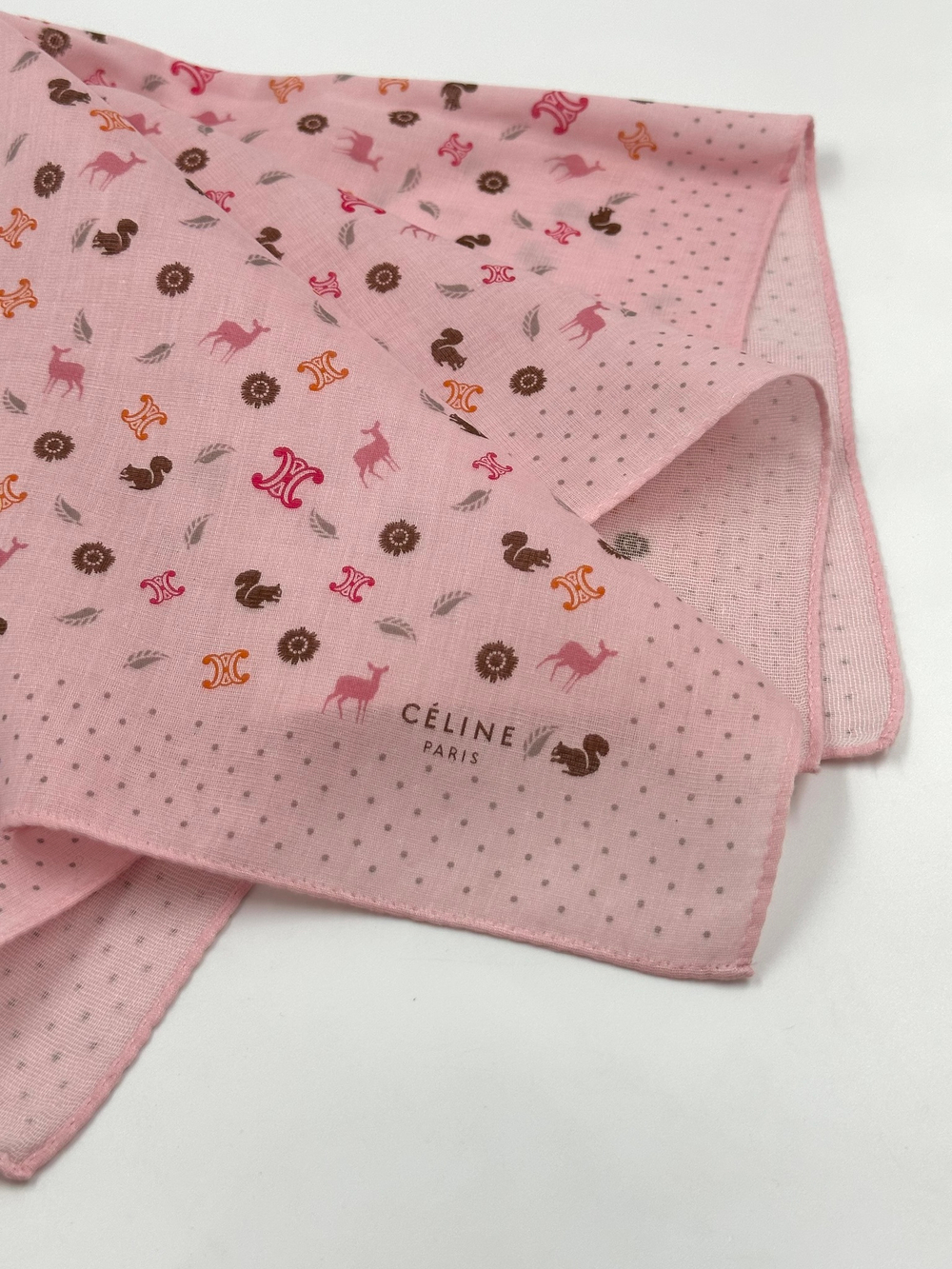 Платок розовый Celine