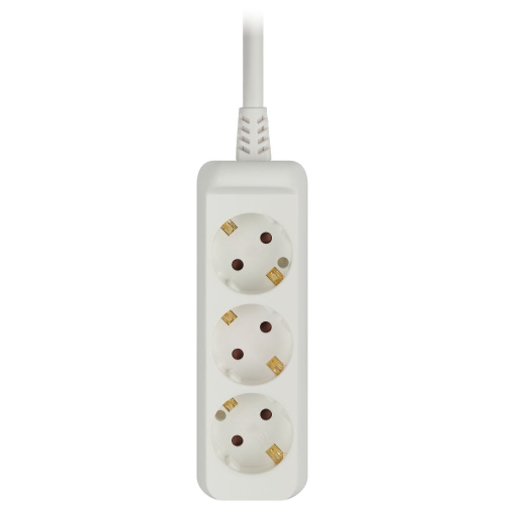 Удлинитель электрический ЭРА U-3e-10m-3x1 с заземлением 3 розетки 10м ПВС 3x1мм2 16А