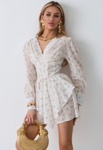 Платье-корсет белое