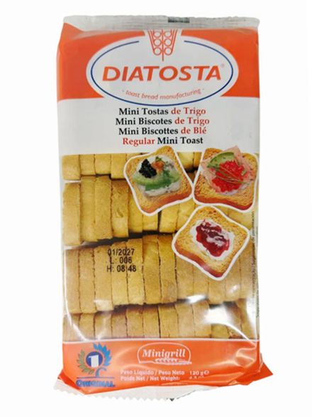 Мини-тосты пшеничные Diatosta Regular Mini 120 г