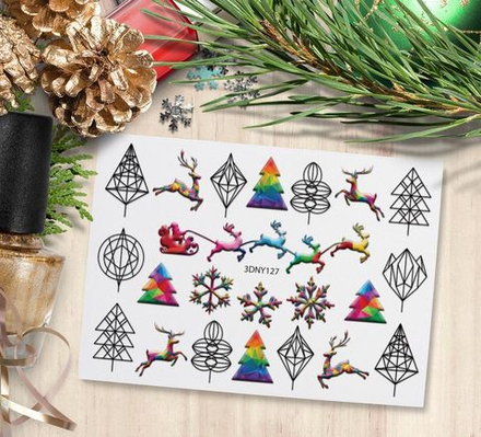 3D Объемный слайдер-дизайн 3DNY 127