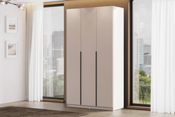 Шкаф распашной с наполнением (7 полок + 2 ящика + штанга) ШК 5 (1200), Меланж