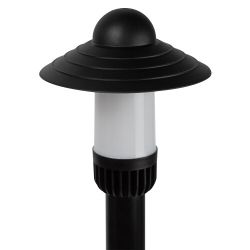 Садово-парковый светильник ЭРА НТУ 01-60-009 Поллар напольный черный IP54 Е27 max60Вт h860мм