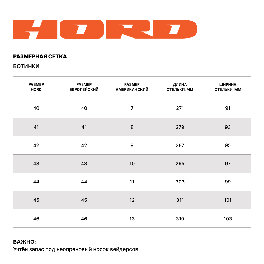 Ботинки Hord