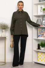 Рубашка Свободное падение (хаки) Б14192-5М LT Collection