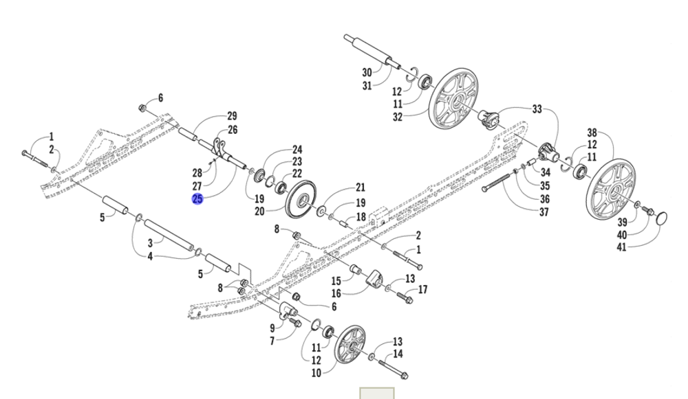 Ось Arctic Cat 1604-209