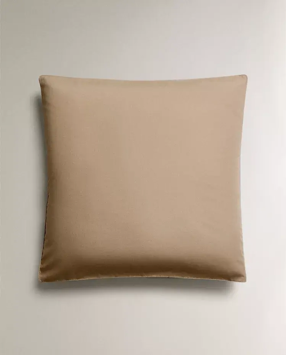 ZARA HOME (300 НИТЕЙ) НАВОЛОЧКА ИЗ ХЛОПКА ПЕРКАЛЬ, БЕЖЕВЫЙ