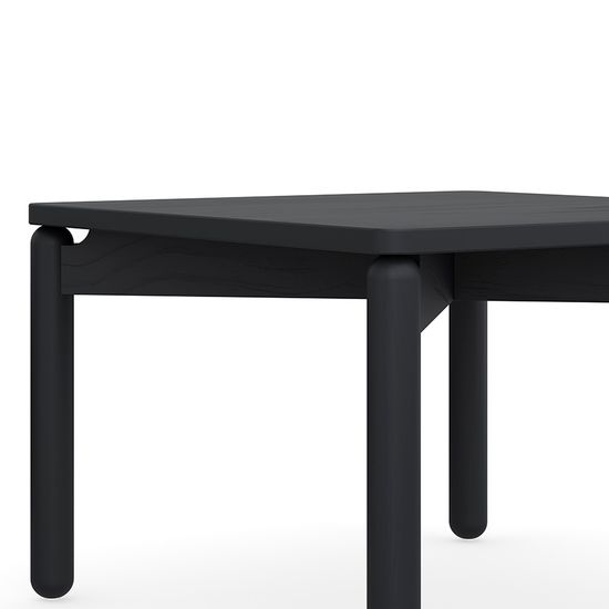 Столик кофейный saga, 60х60 см, темно-серый