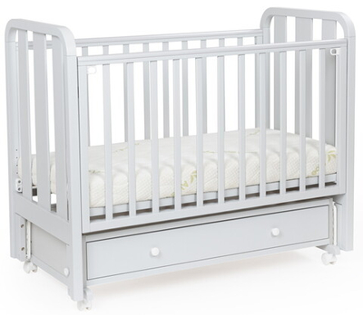 Детская кроватка Bebizaro Heirloom маятник универсальный с ящиком BZHMMUYA/04/GR Gray