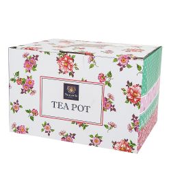 Чайник "Цветочные кружева" 26*16*16см. v=1100мл. (фарфор) (подарочная упаковка)