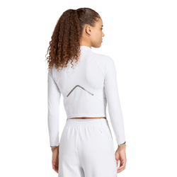 Женская теннисная футболка с длинным рукавом Adidas Techfit Long Sleeve Pro - white