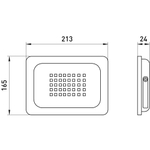 Прожектор светодиодный LPR-023-0-65K-100 100Вт 6500К 8000лм IP65 185х176х37 уличный Эра Б0052026