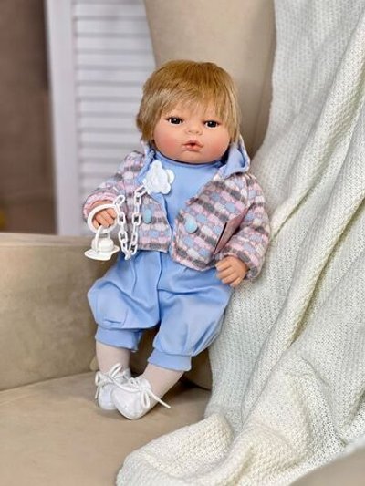 Кукла Berbesa мягконабивная 42см Raul Lloron (4307K)