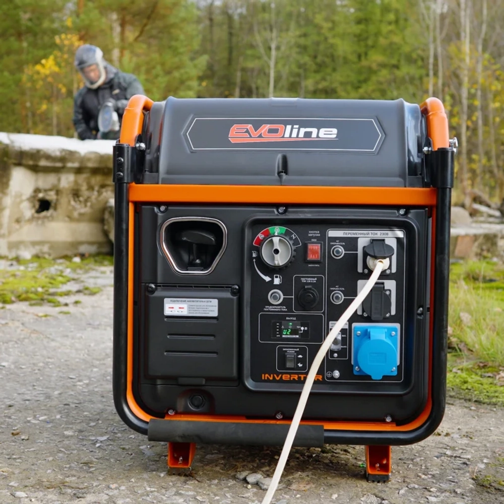 EVOline BQH 9000 E генератор бензиновый инверторный (Zongshen) 1T90DFBQ9EVO