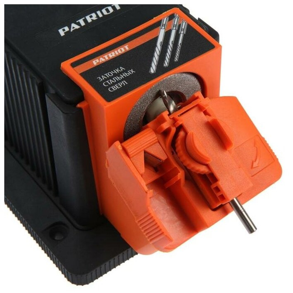 Точильный станок PATRIOT BG100, универсальный, защитный экран, 1350 об./мин., 8 мм