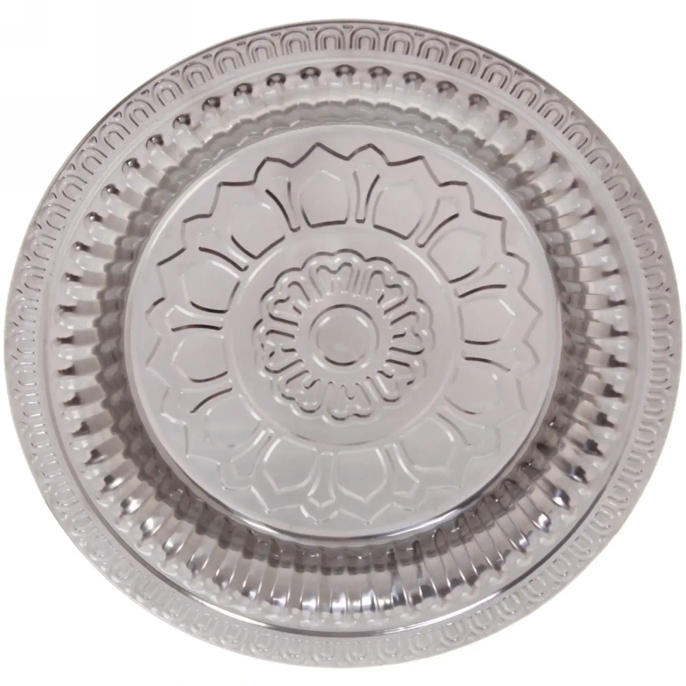 Поднос металлический «Цветок» 26см