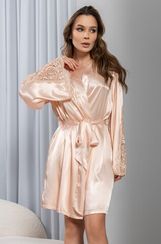 Халат Mia-Amore 3963 "Marjory" персиковый