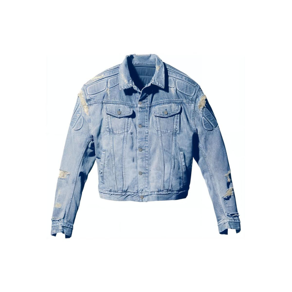 YEEZY x Gap x Balenciaga, джинсовая куртка, синий