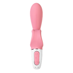 Вибратор кролик Satisfyer Hug me - постоянной контакт с клитором (+приложение)