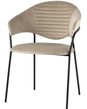 Стул Алексис велюр капучино