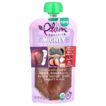 Plum Organics, Mighty 4,4 Food Group Blend, смесь для малышей, яблоко, ежевика, пурпурная морковь, греческий йогурт, овес, 113 г (4 унции)
