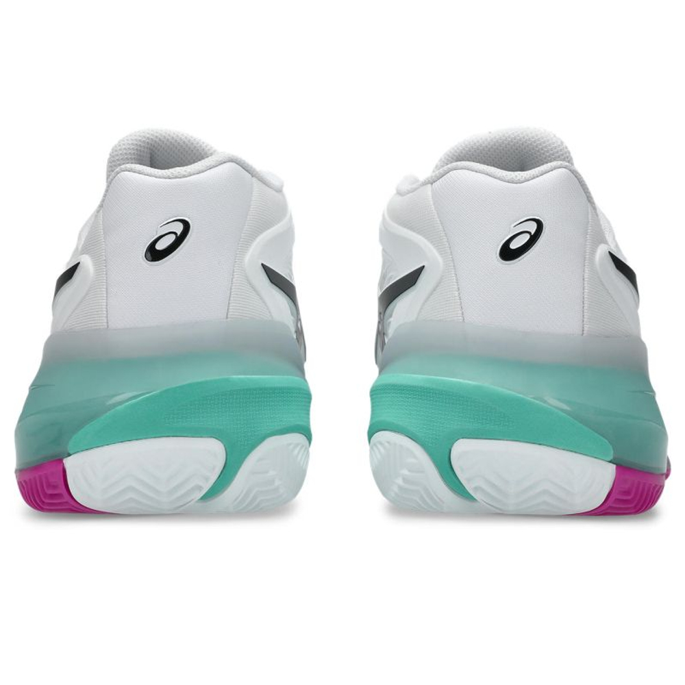 Мужские кроссовки теннисные Asics Gel-Resolution X Clay - white/aurora green