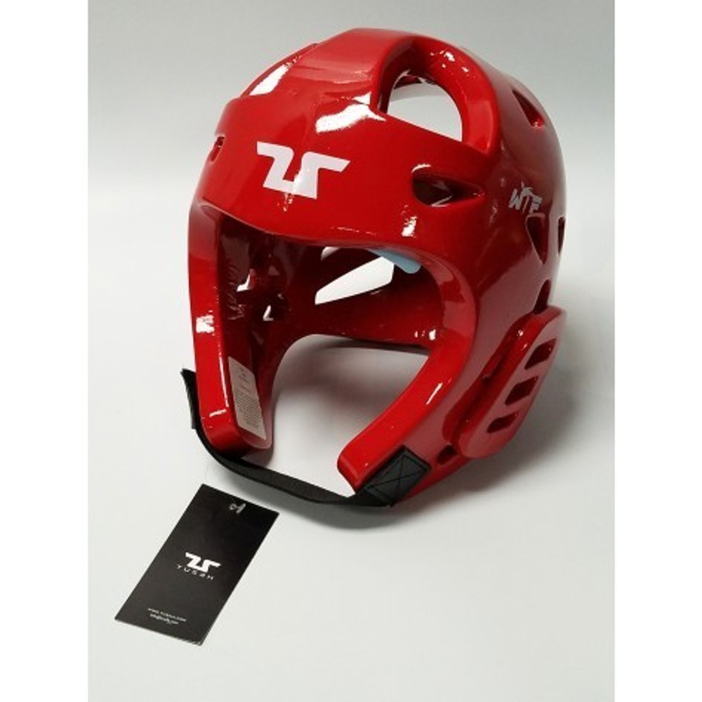 Шлем для тхэквондо TUSAH EZ-FIT Heat Guard красный