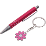 Набор подарочный «Цветочек» (ручка и брелок), микс цветов