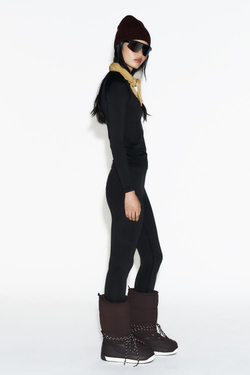 ZARA ТЕРМОЛЕГИНСЫ SKI COLLECTION, ЧЕРНЫЙ