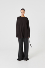 Лонгслив с завязками