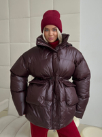 Пуховик Prime шоколадный