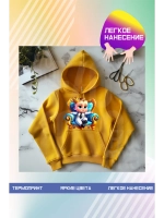 Термонаклейка на одежду, термопринт мальчик Boss