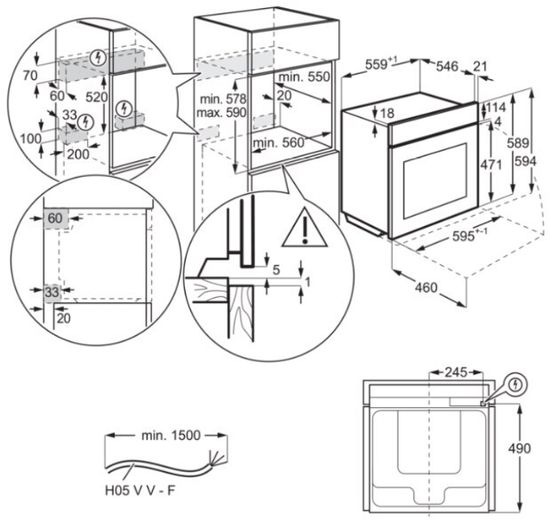 Электрический духовой шкаф Electrolux KOAAS31WT