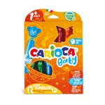 Набор фломастеров Baby Teddy Marker 12 цв, 42816, Carioca