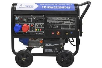 Инверторный бензиновый сварочный генератор (6 кВт) TSS GGW 6.0/250ED-R3