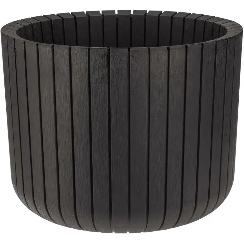 Кашпо ШАТО D250мм H200мм 8л коричневый ротанг