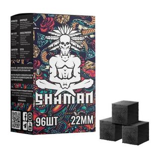 Уголь Кокосовый 22мм - Shaman 96шт