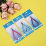 Кусачки для кутикулы, на блистере «Ultramarine», одна пружина, ручки пластик, цвет микс, на блистере,10см✦