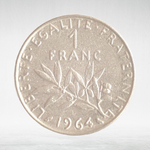 France, 1 Franc 1964 - Signature "O. Roty", VF