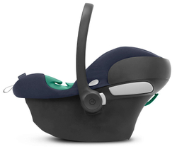 Коляска Cybex Talos S Lux TPE complete Aton B2 Bay Blue 3 в 1 Seashell Beige с дождевиками